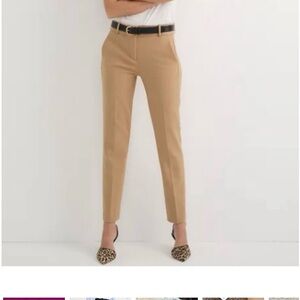 JCrew Cameron Camel Pant 4 Way Stretch